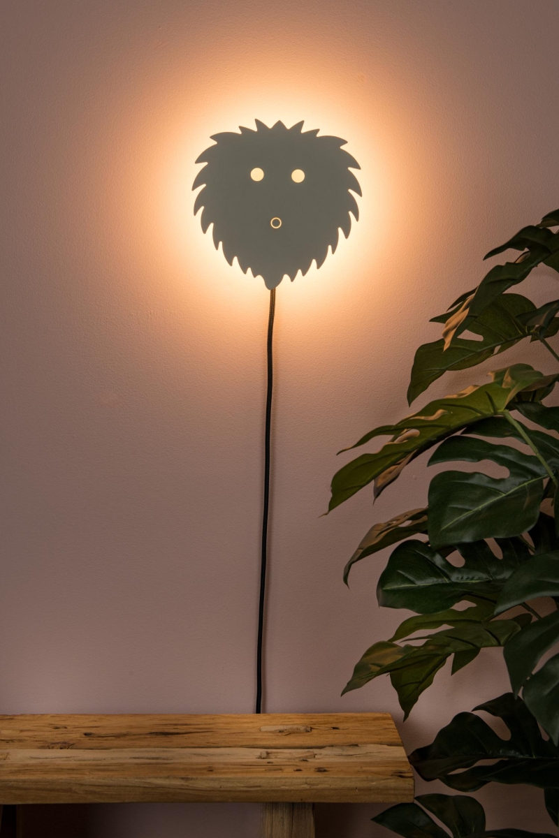 Lucide CHARLIE - Nástenné svietidlo deti - LED Dim. - 1x7W 2600K/2700K - Krém